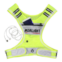 Charger Type Luminous Vest Simple and Safe Warning Night Running Sports Construction Site, Reflection Vest/